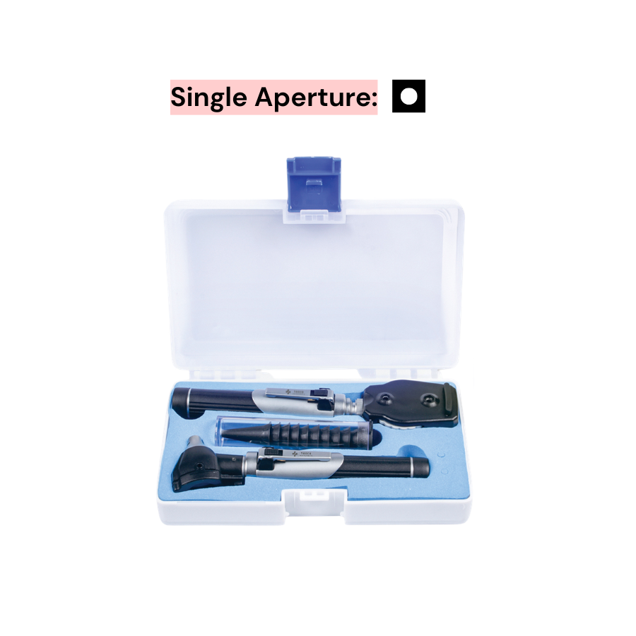 Fiber Optic EENT Diagnostic Set | Mini Otoscope & Ophthalmoscope Main image