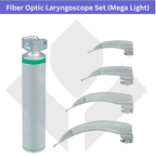Fiber Optic (F.O) Macintosh Megalight Laryngoscope Set