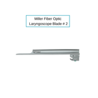 Fiber Optic Miller Laryngoscope Blades | Straight Tip