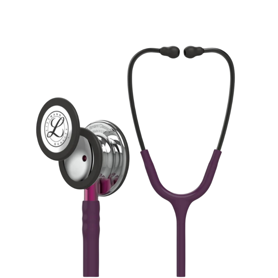 Littmann Classic III Stethoscope 5960 | Plum Tube | Mirror Finish Main image