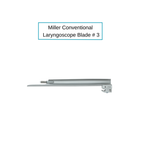 Miller Laryngoscope Blades | Conventional Straight Tip