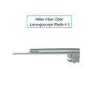 Fiber Optic Miller Laryngoscope Blades | Straight Tip