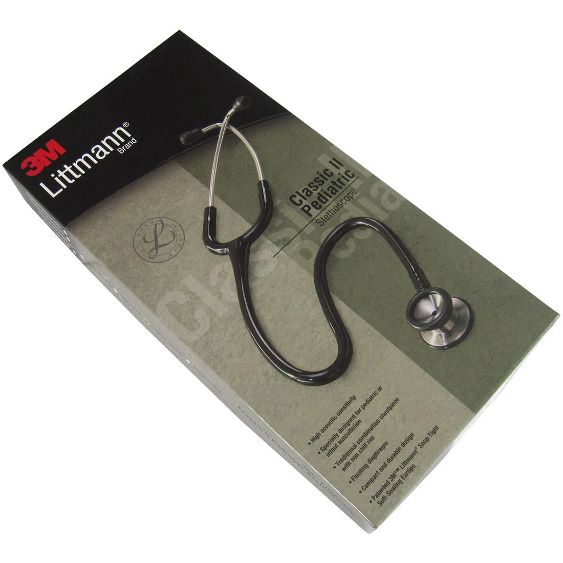 Littmann Pediatric Stethoscope - Red Tube & Standard Finish - 2113R Secondary image