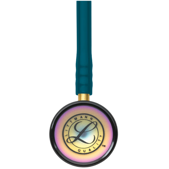 Littmann Pediatric Stethoscope - Caribbean Blue Tube & Rainbow Finish - 2153