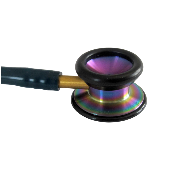 Littmann Pediatric Stethoscope - Caribbean Blue Tube & Rainbow Finish - 2153