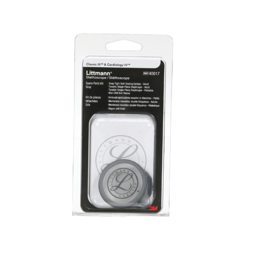 3M Littmann Spare Parts Kit 40017 | Gray | Classic III Cardiology IV CORE Secondary image