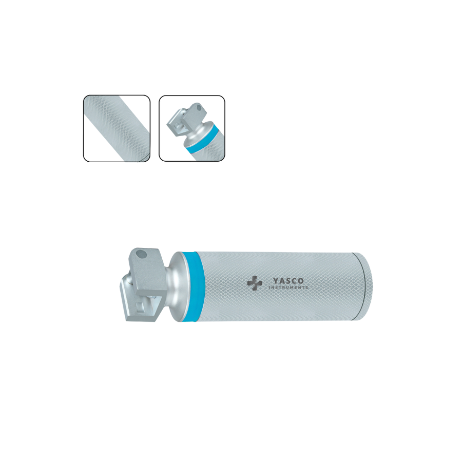 Fiber Optic Laryngoscope Handle | Stubby Size