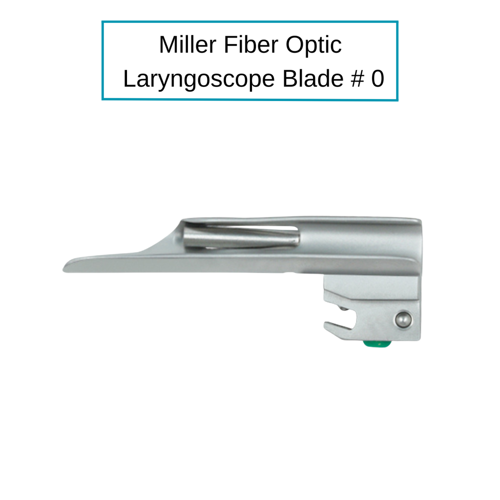 Fiber Optic Miller Laryngoscope Blades
