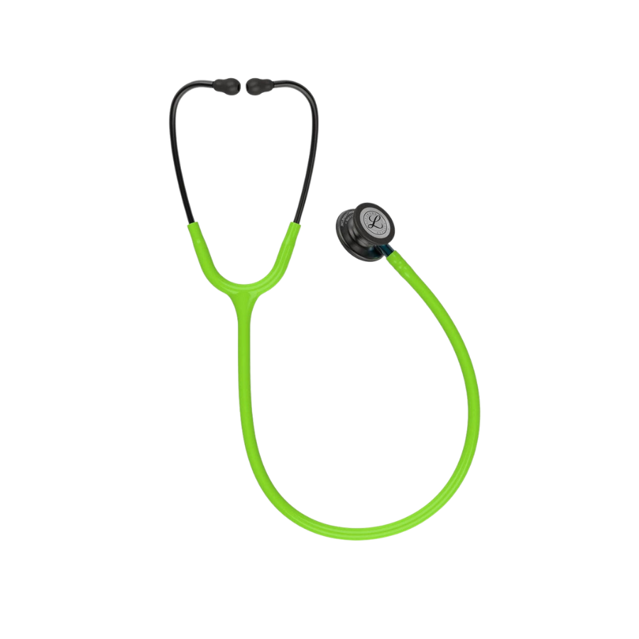 Littmann Classic III Stethoscope 5875 | Lime Green Tube | Smoke Finish