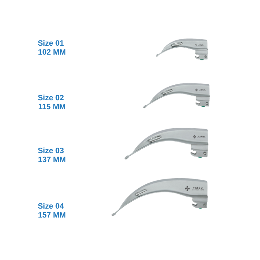 Fiber Optic Macintosh Laryngoscope Set | 2.5V LED Intubation Kit Secondary image