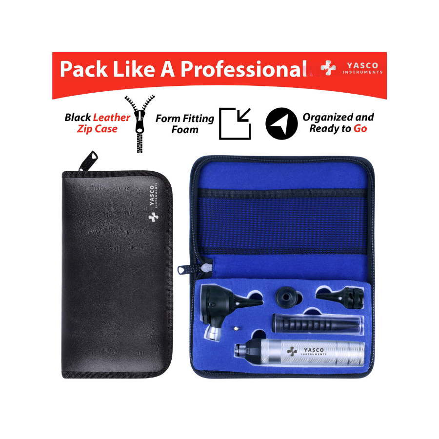 Conventional Otoscope Set | Full Black Finish Head Secondary image