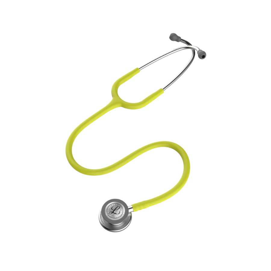Littmann Classic III Stethoscope 5639 | Lemon Lime  Tube | Standard Finish Secondary image
