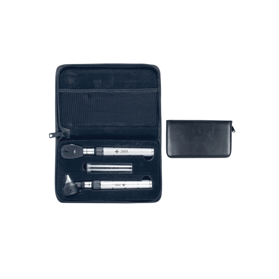5 Aperture Brass EENT Diagnostic Set | Otoscope & Ophthalmoscope