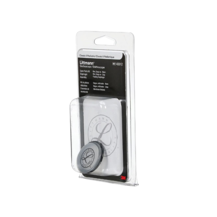 3M Littmann Classic II Pediatric Spare Parts Kit 40012 | Black & Gray Secondary image