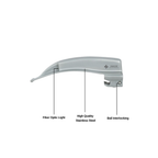 Fiber Optic Macintosh Laryngoscope Blades | Mega Light