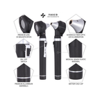 Fiber Optic Pocket Otoscope Set | Black