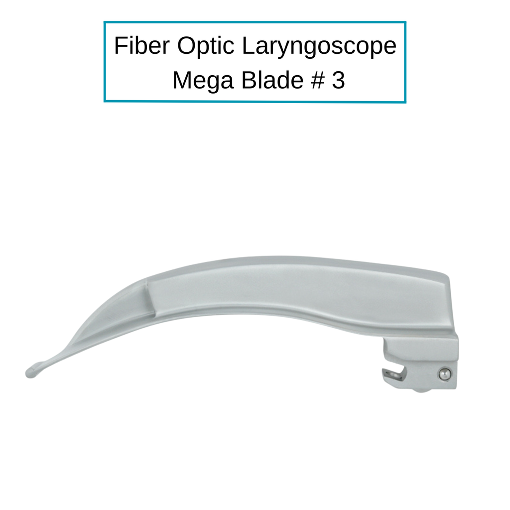 Fiber Optic Mega Light Macintosh Laryngoscope Blades