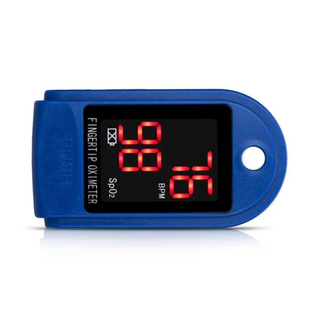 Finger Pulse Oximeter - Oxygen Saturation Monitor Blood Glucose Test Meter Secondary image