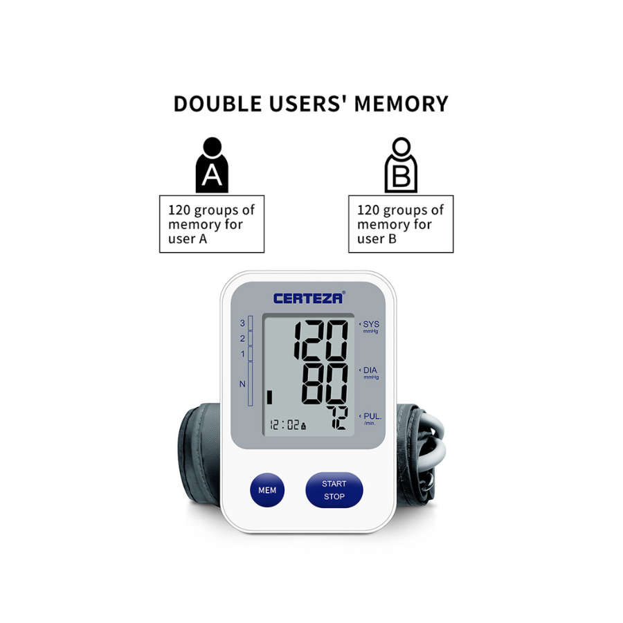 Certeza BM-400 Digital Blood Pressure Monitor | Upper Arm Secondary image