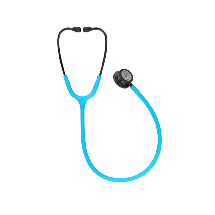 Littmann Classic III Stethoscope 5872 | Turquoise Tube | Smoke Finish Secondary image