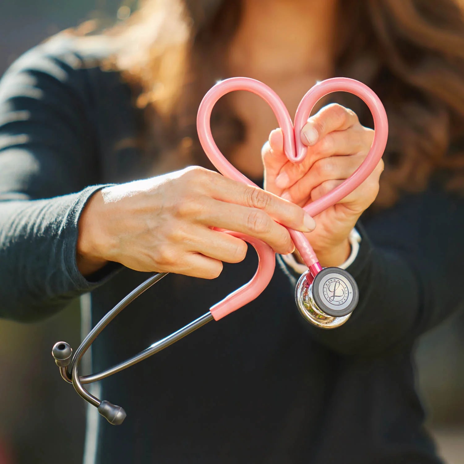 Littmann Classic III Stethoscope - Pearl Pink tube & Standard Finish - 5633 Secondary image