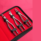 Set of 3 Handy Forceps 7"