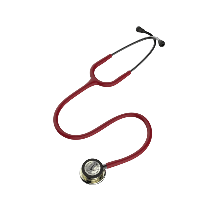 Littmann Classic III Stethoscope 5864 | Burgundy Tube | Champagne Finish Secondary image