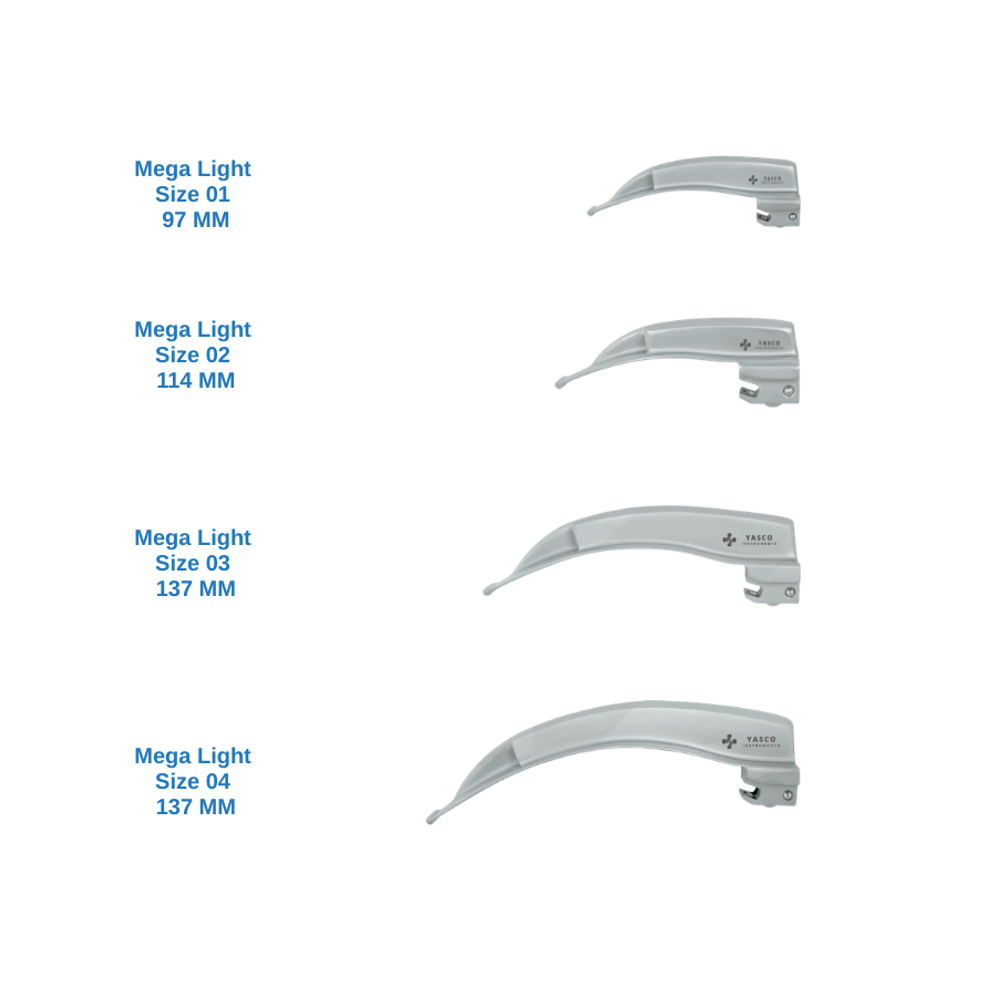 Fiber Optic Macintosh Laryngoscope Set | 3.5V LED Intubation Kit Secondary image