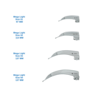 Fiber Optic Macintosh Laryngoscope Set | 3.5V LED Intubation Kit