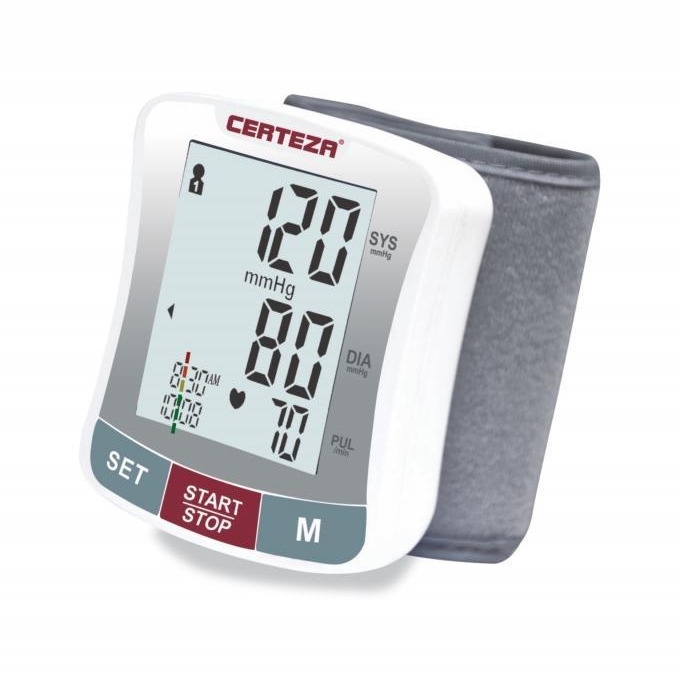 Certeza BM 307 Wrist Type BP Apparatus (White & Grey)