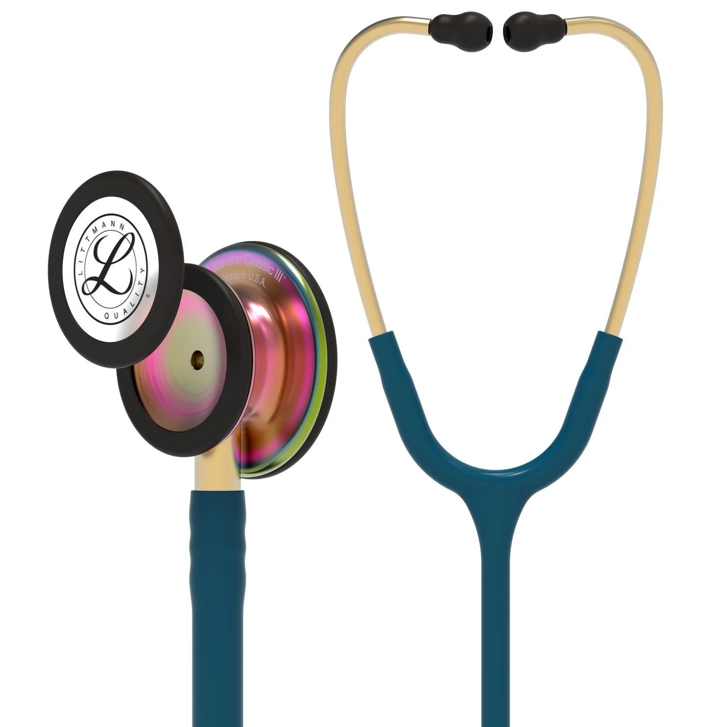Littmann Classic III  Stethoscope - Caribbean Blue Rainbow 5807