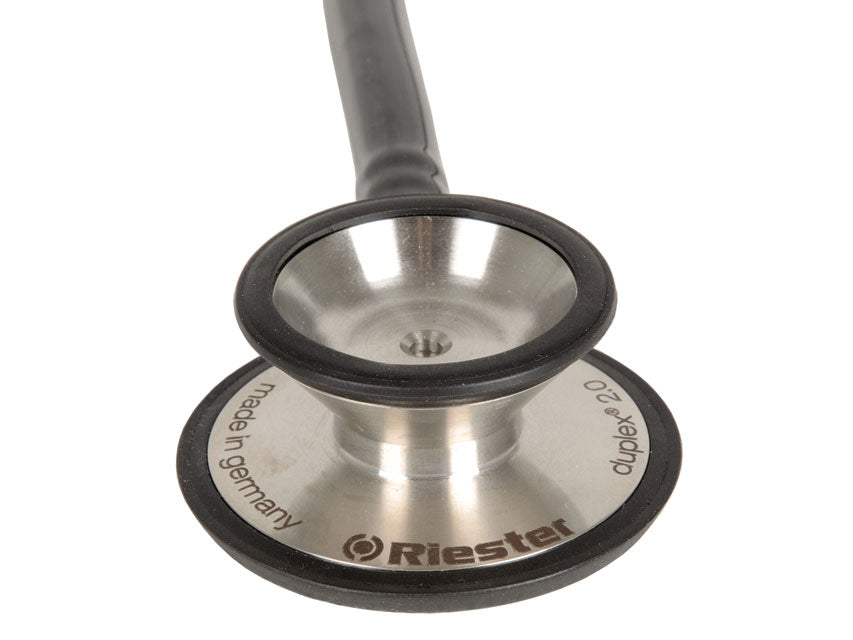 Riester Duplex® 2.0 Stethoscope - Black Stainless Steel Secondary image