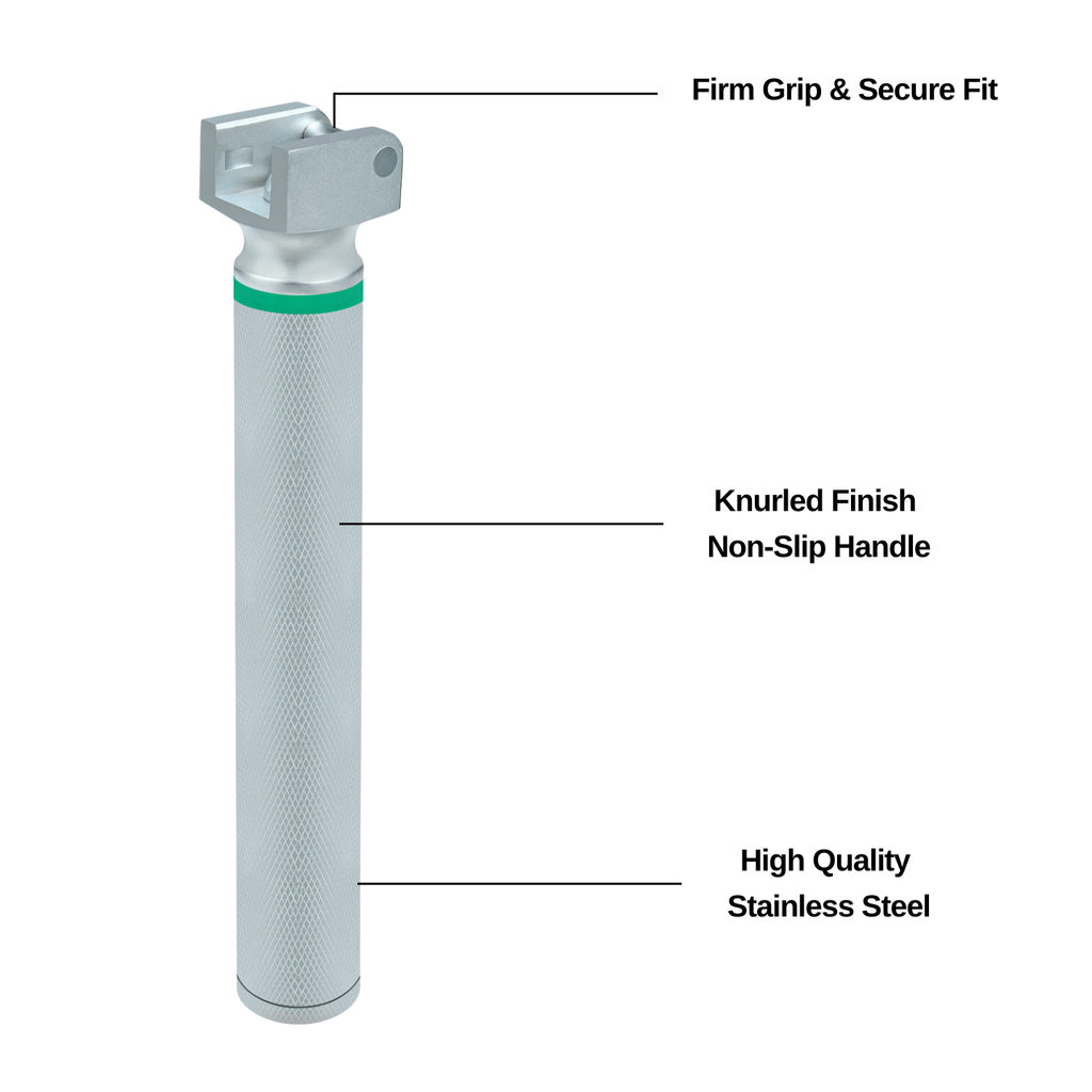 Fiber Optic Laryngoscope Handle - AA Size - Small/Penlight Size