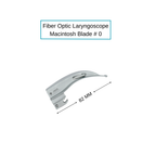 Fiber Optic Macintosh Laryngoscope Blades | Sizes 0–5
