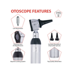 5 Aperture EENT Diagnostic Set | Otoscope & Ophthalmoscope