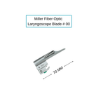 Fiber Optic Miller Laryngoscope Blades | Straight Tip