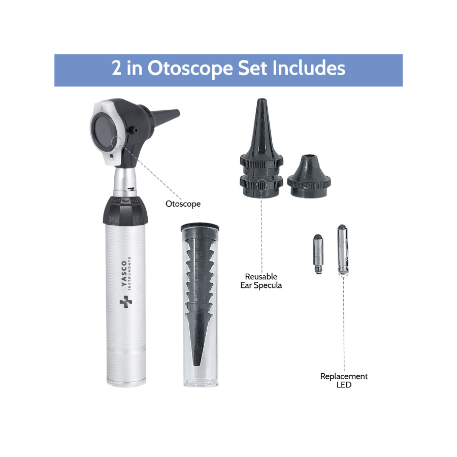 Conventional Otoscope Set | Black Finish Head