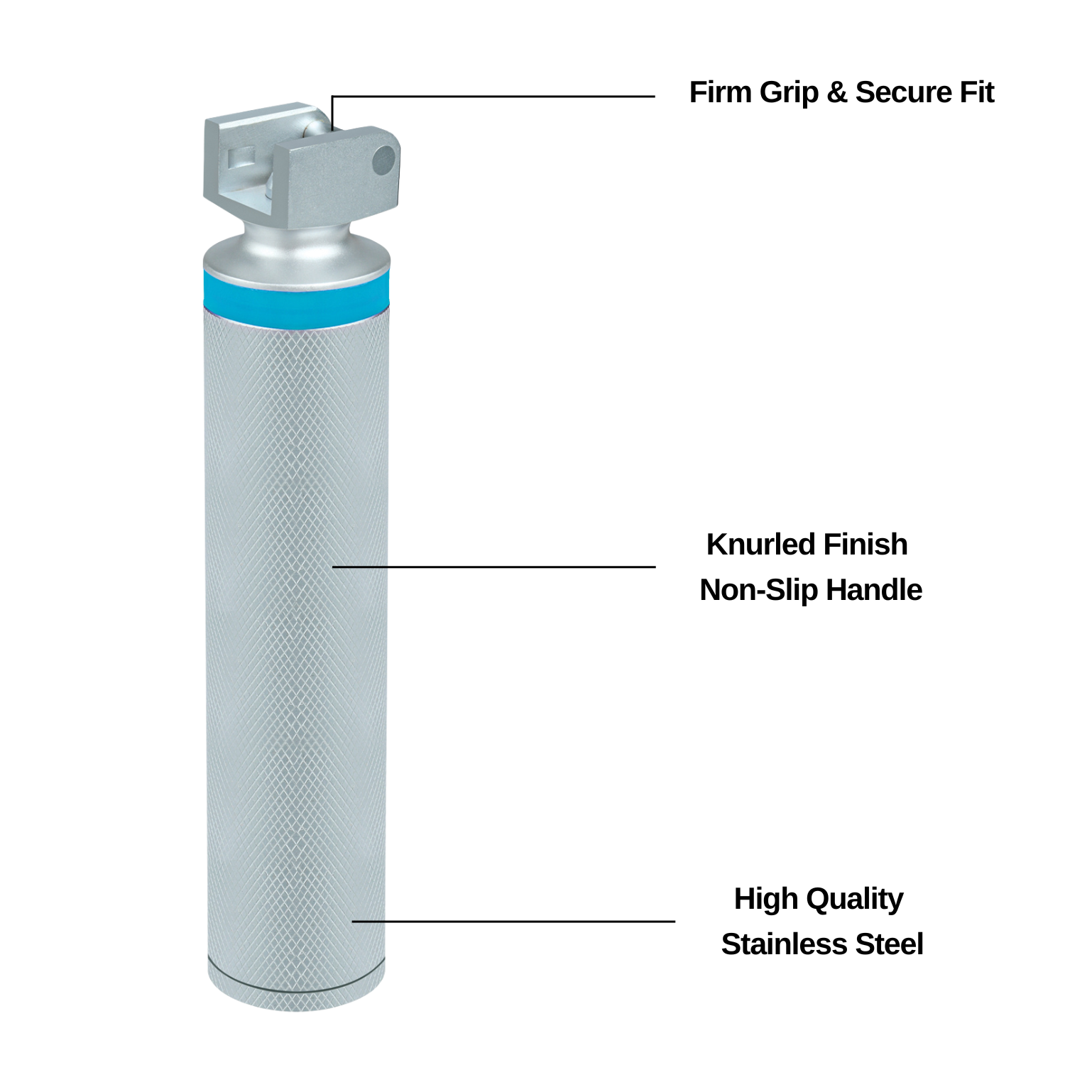 Conventional Laryngoscope Handle - D Size - Large Size