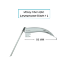 Fiber Optic McCoy Laryngoscope Blade | Flexible Tip