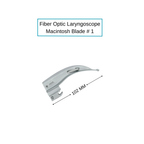 Fiber Optic Macintosh Laryngoscope Blades | Sizes 0–5