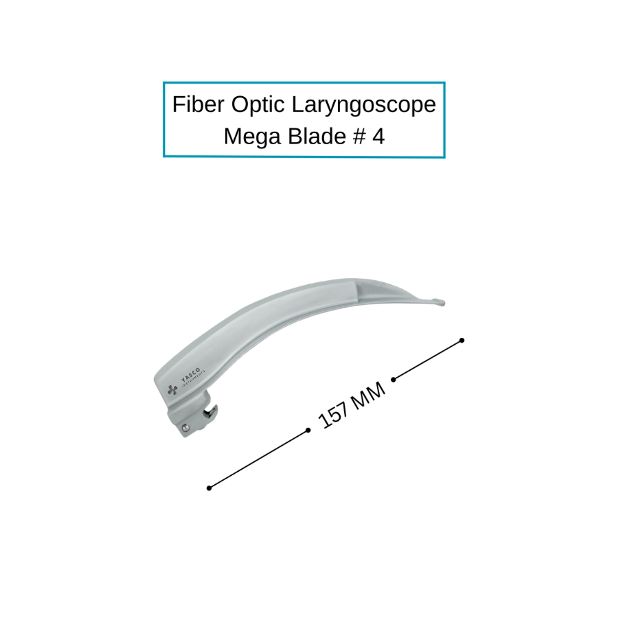 Fiber Optic Macintosh Laryngoscope Blades | Mega Light