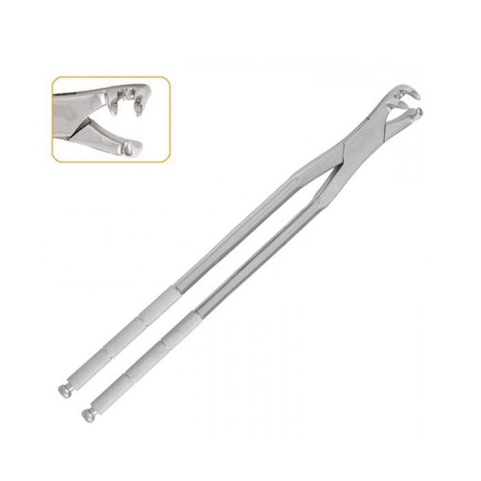 Premium Equine Dental Forceps Three Prong On Side 21" Main image