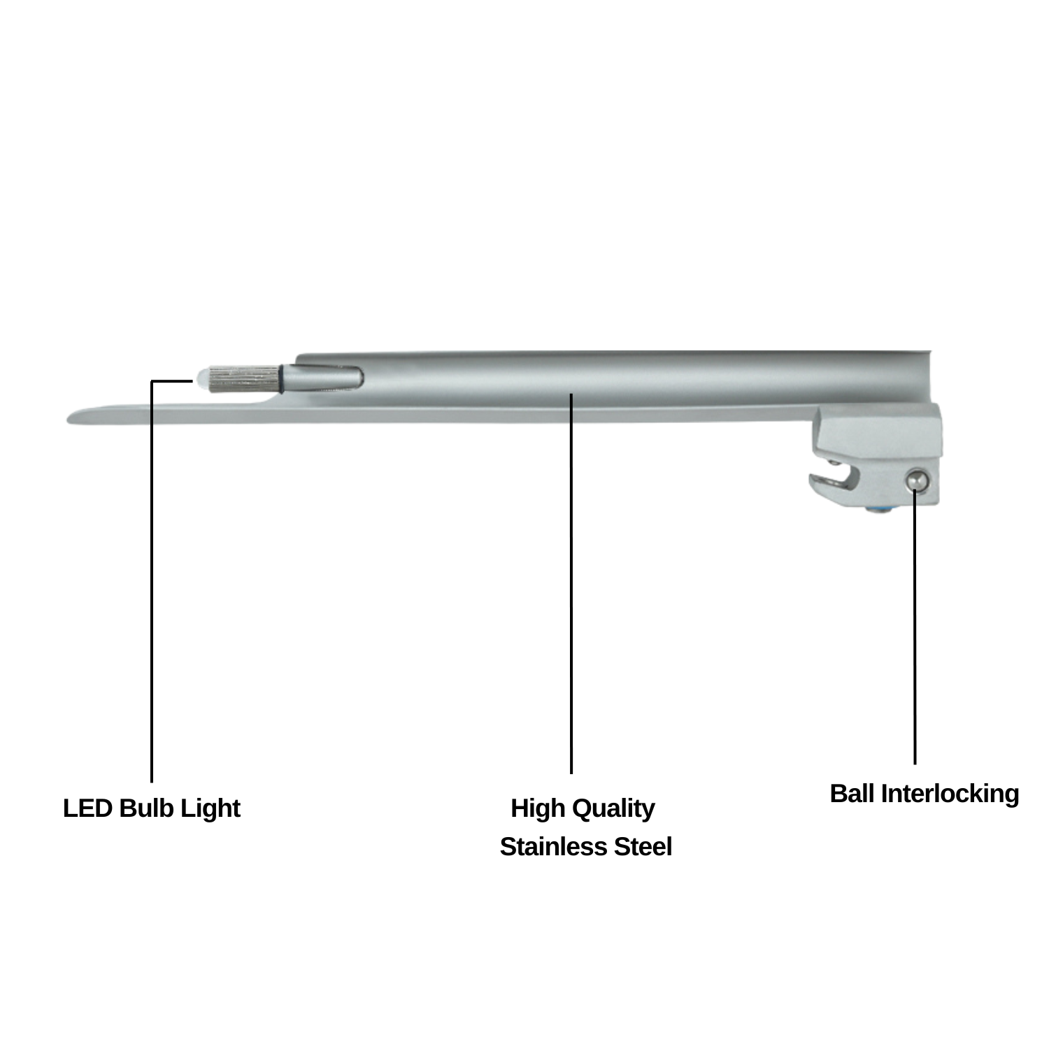Miller Laryngoscope Blade - Conventional Secondary image