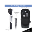 Fiber Optic Pocket Otoscope Set | Black