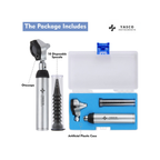 Fiber Optic Brass Otoscope Set | LED Diagnostic Ear Examination Instrument