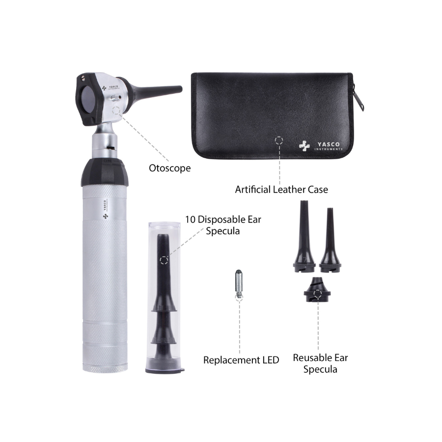 Veterinary Otoscope Set | LED Diagnostic Instrument