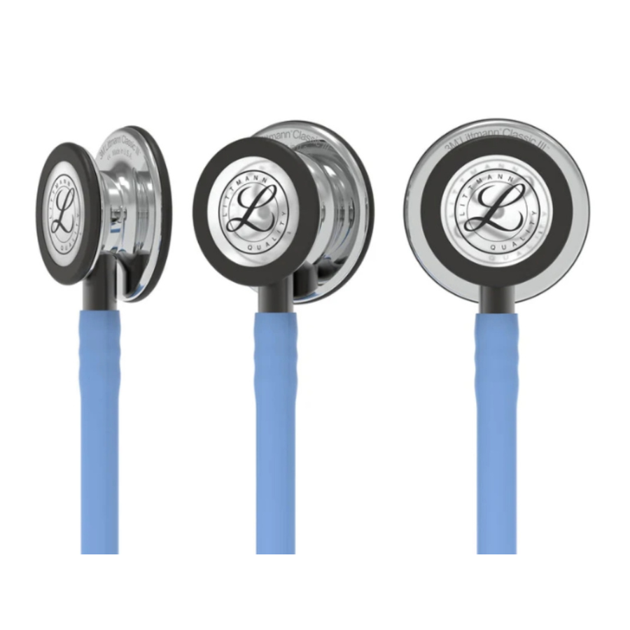 Littmann Classic III Stethoscope 5959 | Ceil Blue Tube | Mirror Finish
