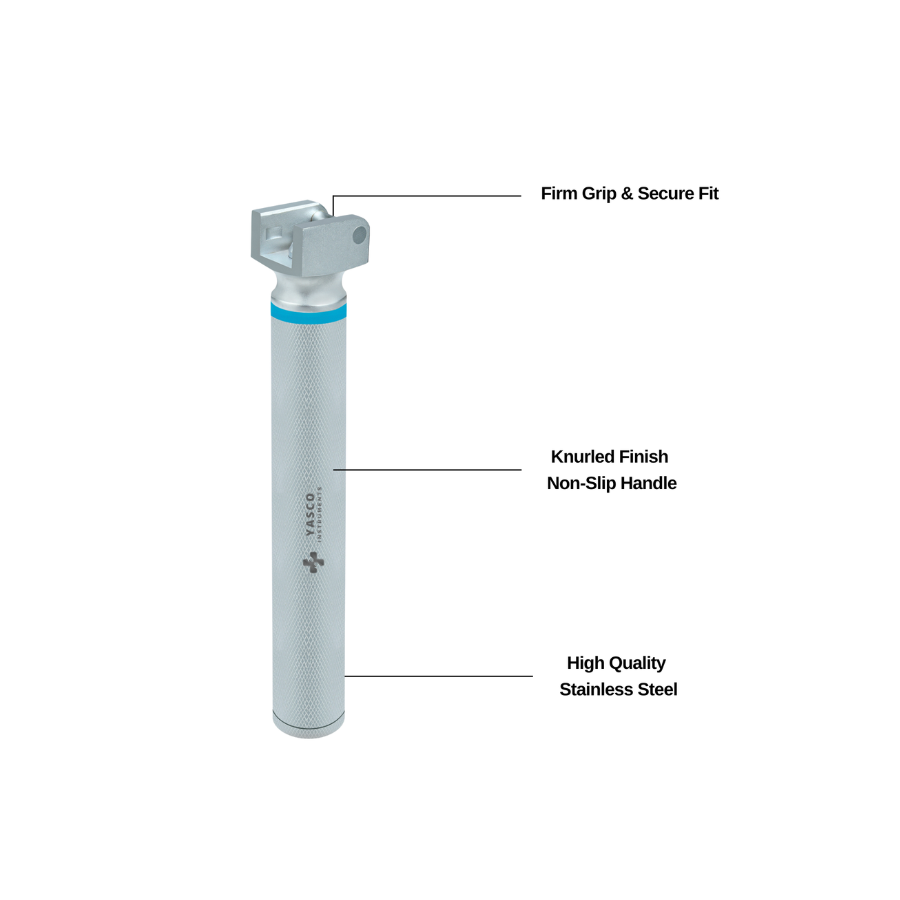 Fiber Optic Laryngoscope Handle | Small, AA Size