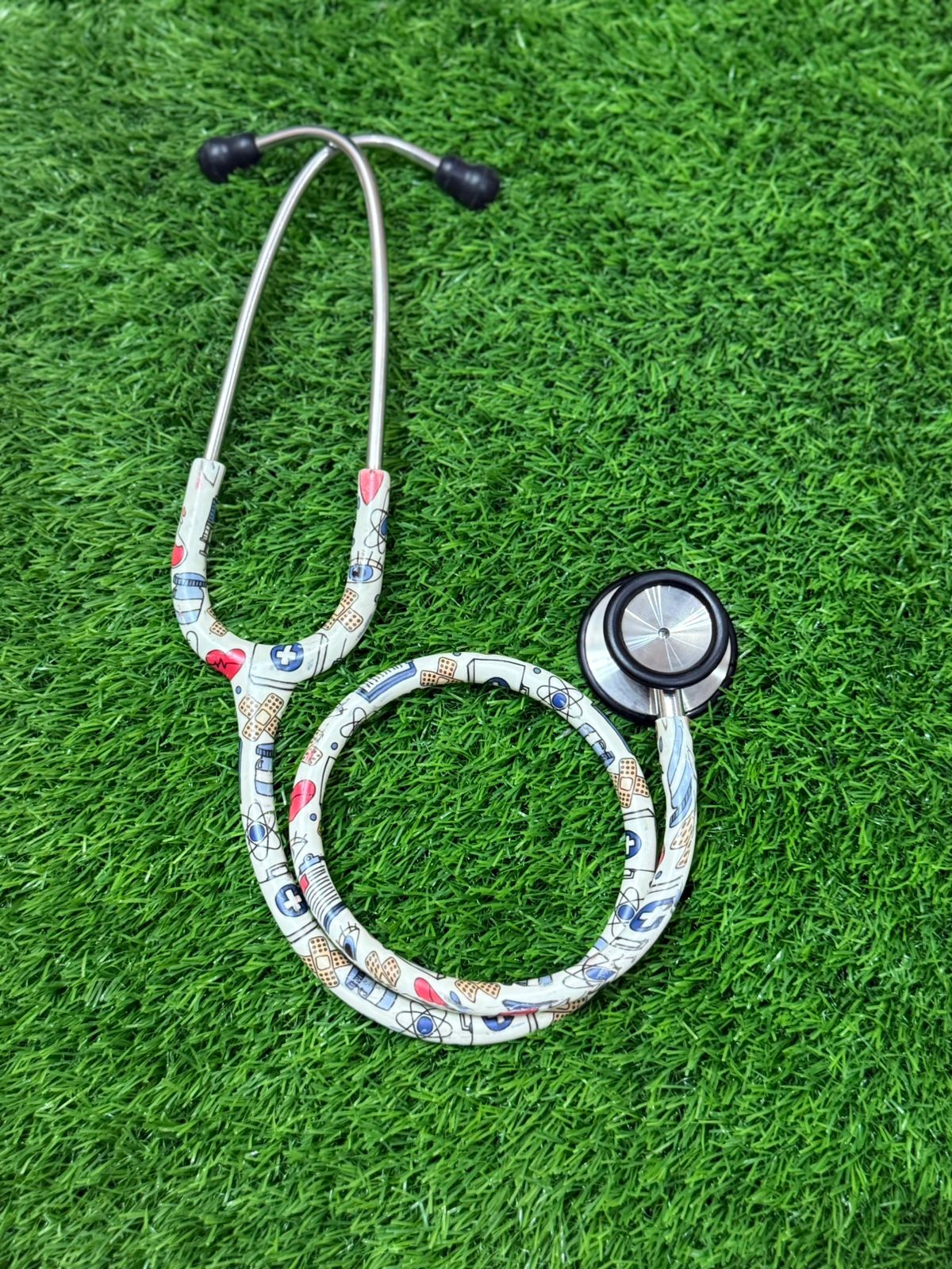 Stainless Steel Stethoscope - White Main image