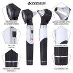 Fiber Optic Mini Ophthalmoscope & Otoscope Set - Five Aperture